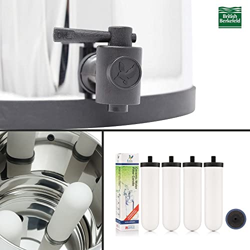 British Berkefeld Doulton W9361139 Gravity Countertop Water Filtration System 2.25 Gallons Made In Uk #TOP2
