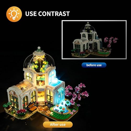 Image of Vaodest LED Light for Lego 41757 Friends Botanical Garden Set,Design and Configuration Compatible with Model 41757(LED Light Only, Not Building Block Kit)