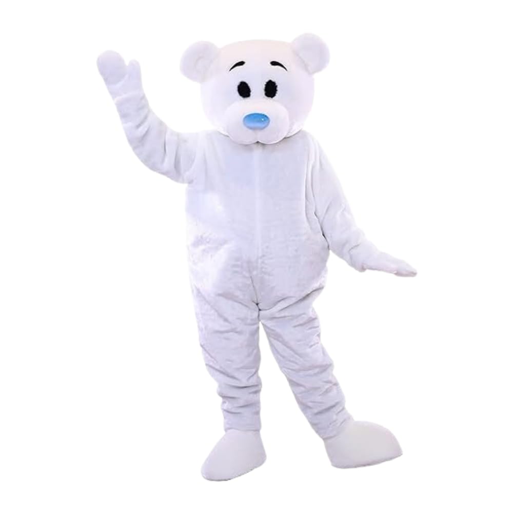 Carnival MascotVinki Plush Bear Costume, Full Body Life Size Adult Bear Mascot, Hand Made For Durability, Perfect for Kids, Halloween, Christmas Parties Promotions.