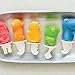 Zoku Dino Pop Molds, 6 Different Easy-release Silicone Popsicle Molds in One Tray, Unique and Fun Prehistoric Designs, BPA-free