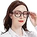 OCCI CHIARI Reading Glasses for Women 3.0 Designer Square Oversized Readers 1.0 1.25 1.50 1.75 2.0 2.25 2.50 2.75 3.0 3.5 4.0 (Demi, 3.0)