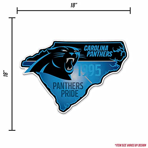 Image of Rico Industries NFL Football State Shape Shape Cut Pennant - Home and Living Room Decor - Soft Felt EZ to Hang