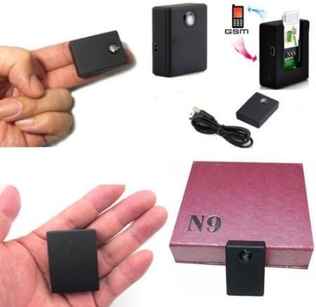 N9 Wireless GSM Escuchar Audio Dispositivo de vigilancia de errores Audio de cuatro bandas Detección de voz Tarjeta SIM Spy Oído Bug Alarma disponible en Yaxa Venezuela