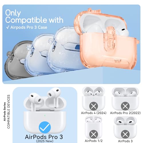 Image of for AirPods Pro 3 Case 2025 with Safety Lock,Desert Gold