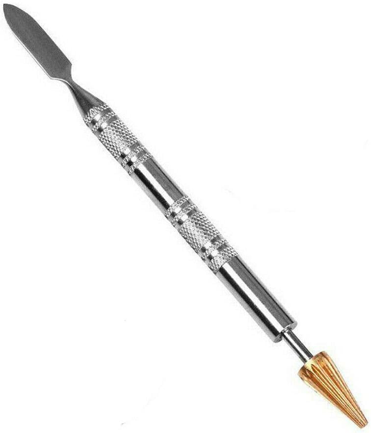 Penna per Tintura Bordi in Pelle Multiuso, Strumento per Stampa Bordi con Rullo a Olio in Acciaio Inossidabile, Applicatore Fai-da-te Ad Alta Resistenza per Artigianato in Pelle