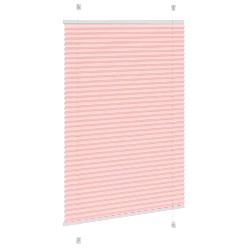 Tenda plissettata antracite, 40 x 100 cm, larghezza tessuto 39,4 cm, per finestre con protezione solare e sguardi indiscreti, 4 larghezze pieghe, poliestere 40 x 100 cm