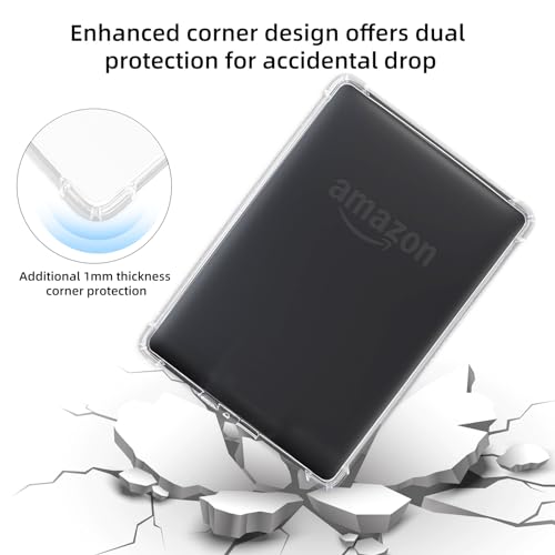 Walnew Clear Case For 6 Inch Kindle Paperwhite 5Th/6Th/7Th Generation 2012-2017(Model No.Ey21 Or Dp75Sdi), Lightweight Soft Back Cover Transparent Tpu Shell Paperwhite Case thumb #3