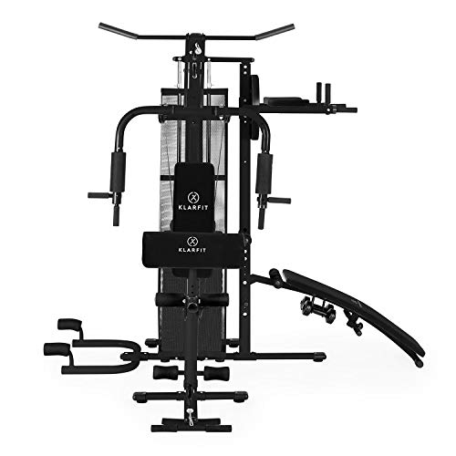 Klarfit Ultimate Gym 5000 Kraftstation, 6-in-1 Fitness Station, Fitnessgeräte für Zuhause, Multi Gym mit Brust… – Bild 4