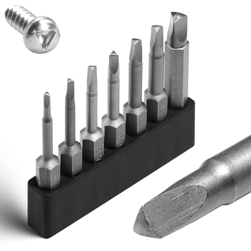 Image of 7PCS Triangle Screwdriver Set Triangle Bit Set S2 Alloy Steel 2 inch /50mm 1 /4 Hex-Shank Tamper-Proof Security Bit TA18 TA20 TA23 TA25 TA27 TA30 TA46