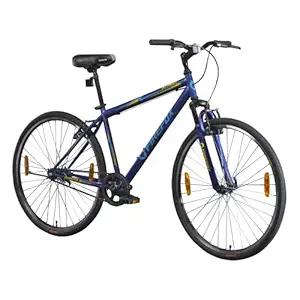 Firefox Bikes Street Single Speed Hybrid City Cycle (Dark Blue) I First Free Service Available