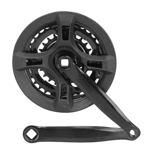 Juego De Bielas Para Bicicleta, Juego De Bielas Para Bicicleta 24-34-42 Dientes 170 Mm Brazo De Manivela Velocidad Variable Juego De Bielas Cuadradas De Metal Con Plato Bielas Para Bicicleta Bicicleta