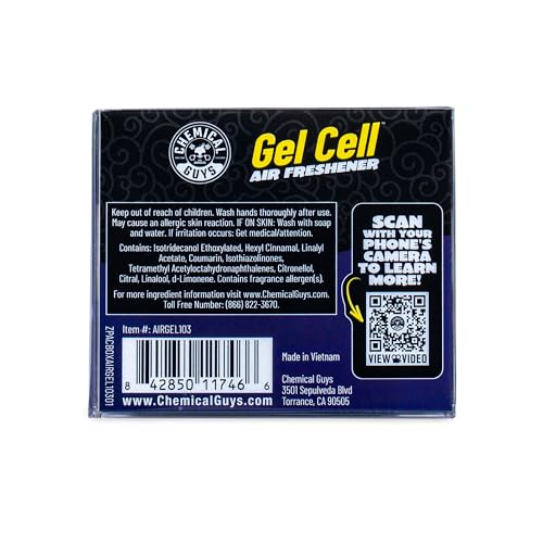 Chemical Guys, Galactic Scent Gel Can Air Freshener, Vent Control, 3 Pack - image 8