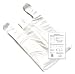 Clear 12x7x22 Standard T-shirt Bags (100 Pack) with Crafting Insert - Reusable Retail Shopping Bags