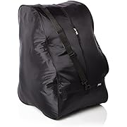 Jeep Car Seat Travel Bag,  Universal Size Car Seat Cover, Fits All Car Seats, Shoulder Strap Included, For Airport Gate Check-In, Infant and Baby Carrier Travel Bag, Black, Nylon