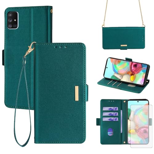 Coque Samsung Galaxy A71 5G Étui Portefeuille Idéal pour Voyager Léger avec Cartes