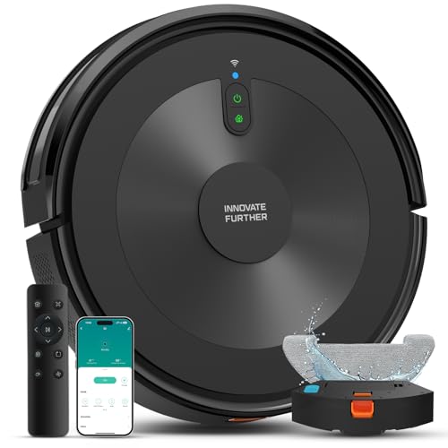 Robot Vacuum and Mop: 2-in-1 Robot Vacuum Cleaner 3000Pa Strong Suction & Tangle-Free & Alexa/APP Control & Self-Charging, Schedule Cleaning Robotic Vacuum for Pet Hair, Hard Floor, Carpet