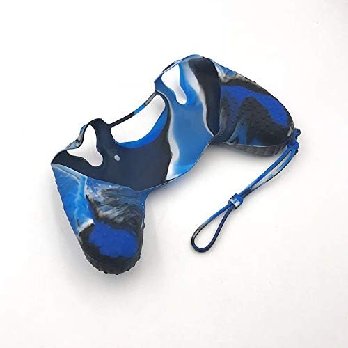 Full Skin Compatible Shell Housing Case Cover Protector Cover for Sony Playstation 4 PS4 Controller (Camou Blue)