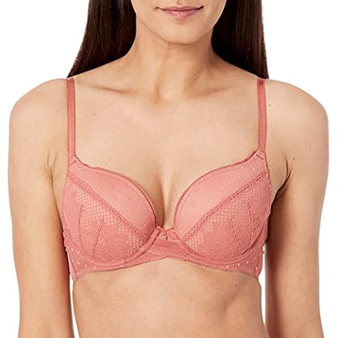 Sujetador Gossard Boho Lace Padded Plunge, Pink, 95B Cover