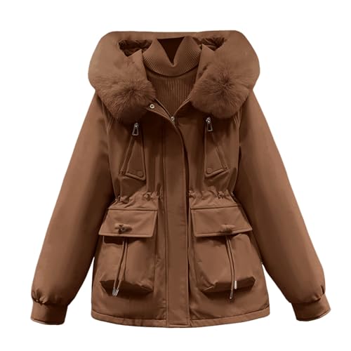 Manteau d'hiver chaud contre le froid doudoune mi-saison zippée