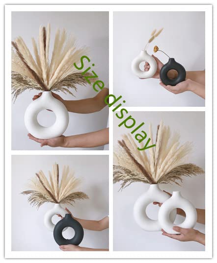 Amazon.co.jp: Fokulili葦葦花瓶、創意花瓶現代ホーム装飾