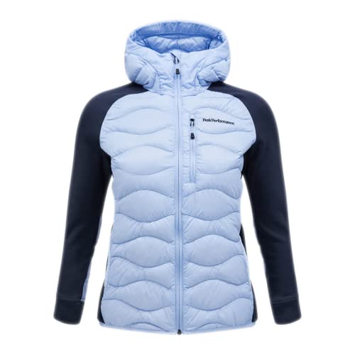 Peak Performance Damen Helium Down Hybrid Hoodie Jacke, amity blue, XS