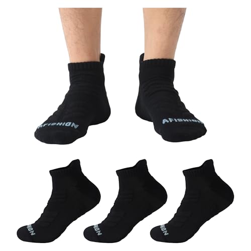 Ankle Socks 3 Pack for Mens,Non-Slip Athletic Running Men's Socks,Sweat-Wicking & Anti-odor Wicking Sock