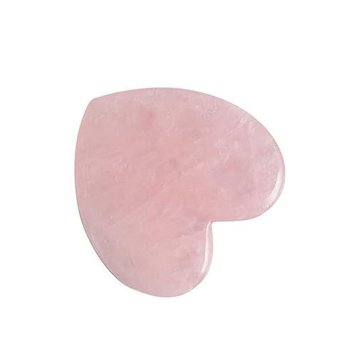 Vista 17 de Herramientas de masaje de cuarzo rosa Gua Sha herramienta facial Jade natural Gua Sha para piel SPA