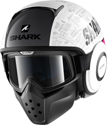 SHARK Casco jet Drak Tribute rm XS Bianco/Nero/Viola
