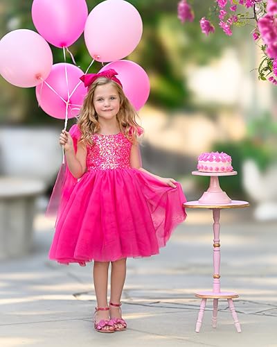 Girls Sequin Dress Toddler Party Sparkly Dress Flower Girl Dress Pageant Birthday Graduation Easter Photo Shoot2