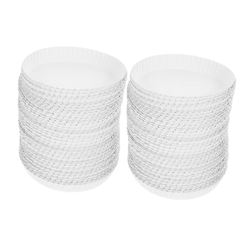 KOMBIUDA Hotel Paper Cup Covers 100pcs Disposable Paper Cup Lids Cups Lids for Hospitality Cups Reusable Cups