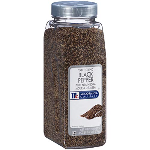McCormick Culinary Table Grind Black Pepper, 18 oz - One 18 Ounce...