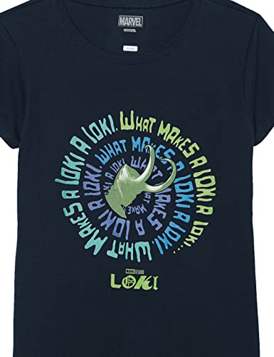 T-shirt Marvel fille S bleu marine ne déteint pas vêtement coton durable - 3