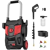 DGIVOVO Electric Pressure Washer - Power Washer 4000 PSI Max 2.8 GPM 35ft Power Cord Soap Tank 20ft Pressure Hose,High Pressure Washer Powered Car Cleaning for Garden, Garage