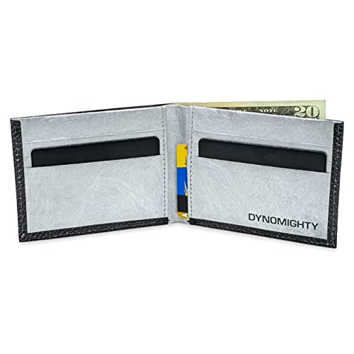 mighty wallet Stitched Dynomighty Tyvek Billfold - Leather Texture printed (not real leather)2