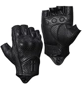 Harssidanzar Homme Gants En Cuir De Peau De Mouton Italiens De Qualit Sup Rieure Avec Doublure En Cachemire Fini Gm006