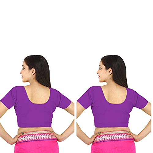 Image of Namita Women's Rubia Cotton Solid Half Sleeve Blouse