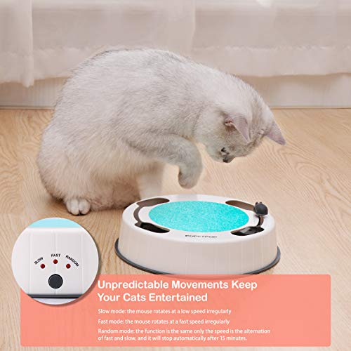 Electronic Mouse Cat Toy Interativo Pet Cat Teaser Hide and Seek Brinquedo de caça com mouse eletrôn