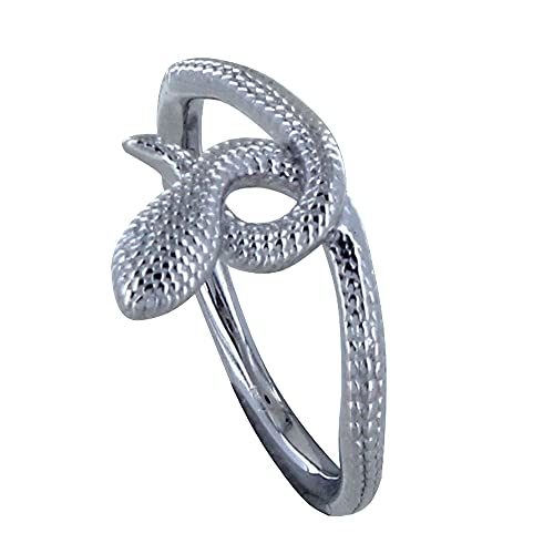 Bague Argent 925 Rhodié Cordon Serpent : finis les bijoux ternes