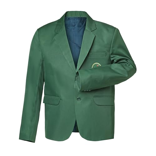 Mens Green Casual Slim Fit Coat 2 Button Blazer Business Sport Coat