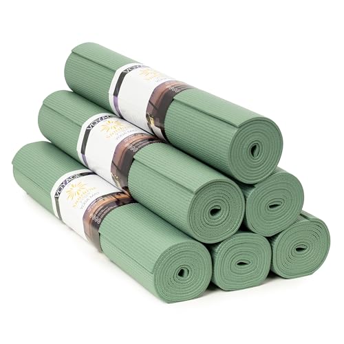 Sunshine Yoga Voyage Yoga Mat, 6 Pack, 72" x 24"