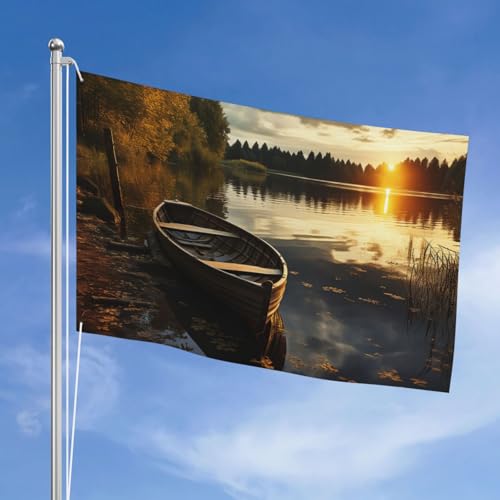 Drapeaux 122 x 183 cm extérieur en polyester 200D double face avec oeillets