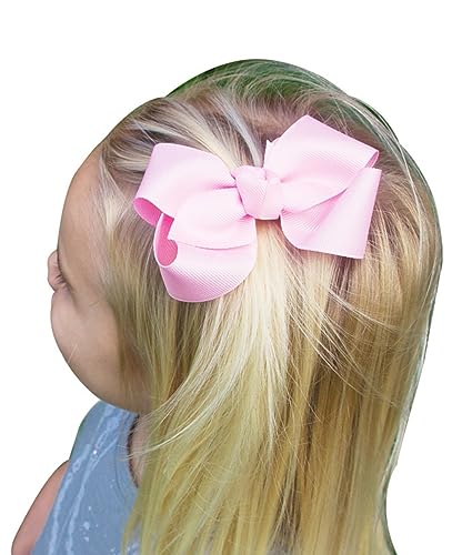 2 pinzas para el pelo con lazo azul de 7,6 cm para retratos y sesiones fotográficas 3