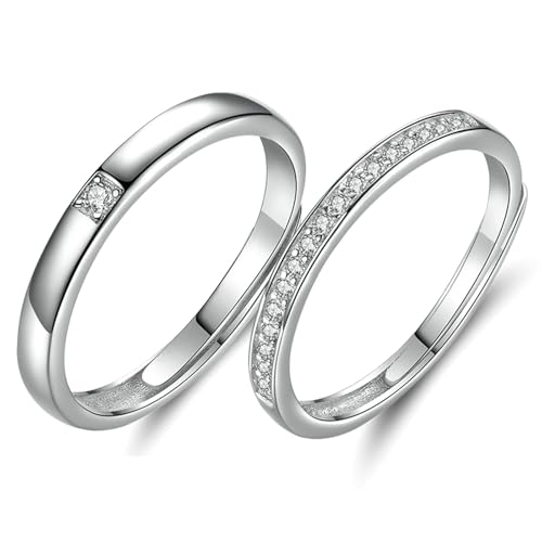 Alliances en argent 925 réglables pour votre mariage et quotidien