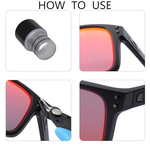 Image of Eye Opening Stuff Replacement Rivet for Oakley Holbrook OO9102 Sunglasses - Black