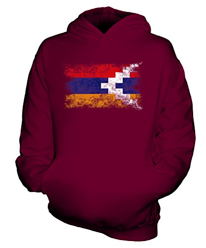 Sweat-shirt à capuche Nagorno-Karabakh Candymix coton doux unisexe