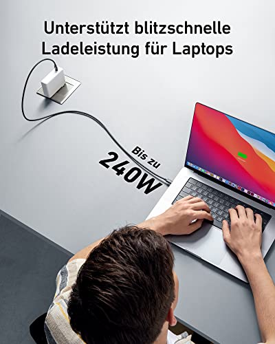 Anker USB 4 Kabel 240W 40 Gbit/s Datentransfer 8K [1m] – Ansicht 5