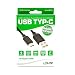 Produktbild InLine USB 2.0 Kabel USB-A Stecker auf USB-C Stecker schwarz 1m Handy Ladekabel