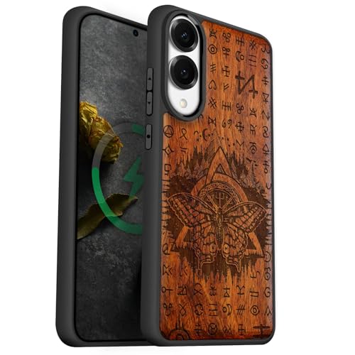 Case de téléphone compatible Magsafe Galaxy S25 Edge Carveit antichoc rigide souple