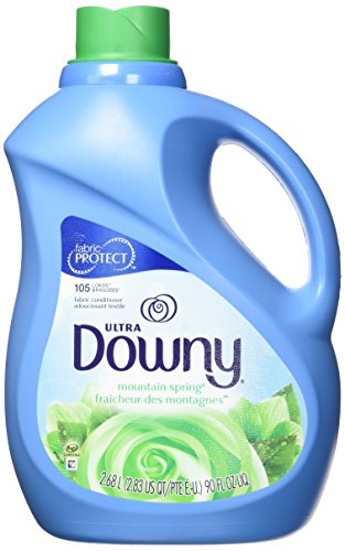 Downy Ultra Liquid Fabric Softener, Mountain Spring Scent, 2.68 L (105 Loads) - Packaging May Vary