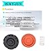 WayJun PCV Vavle Cover with Membrane kit (1 Pcs) Compatible with LR4 Range Rover & Sport Jaguar XF XJ XK 3.0L 5.0L LR041443